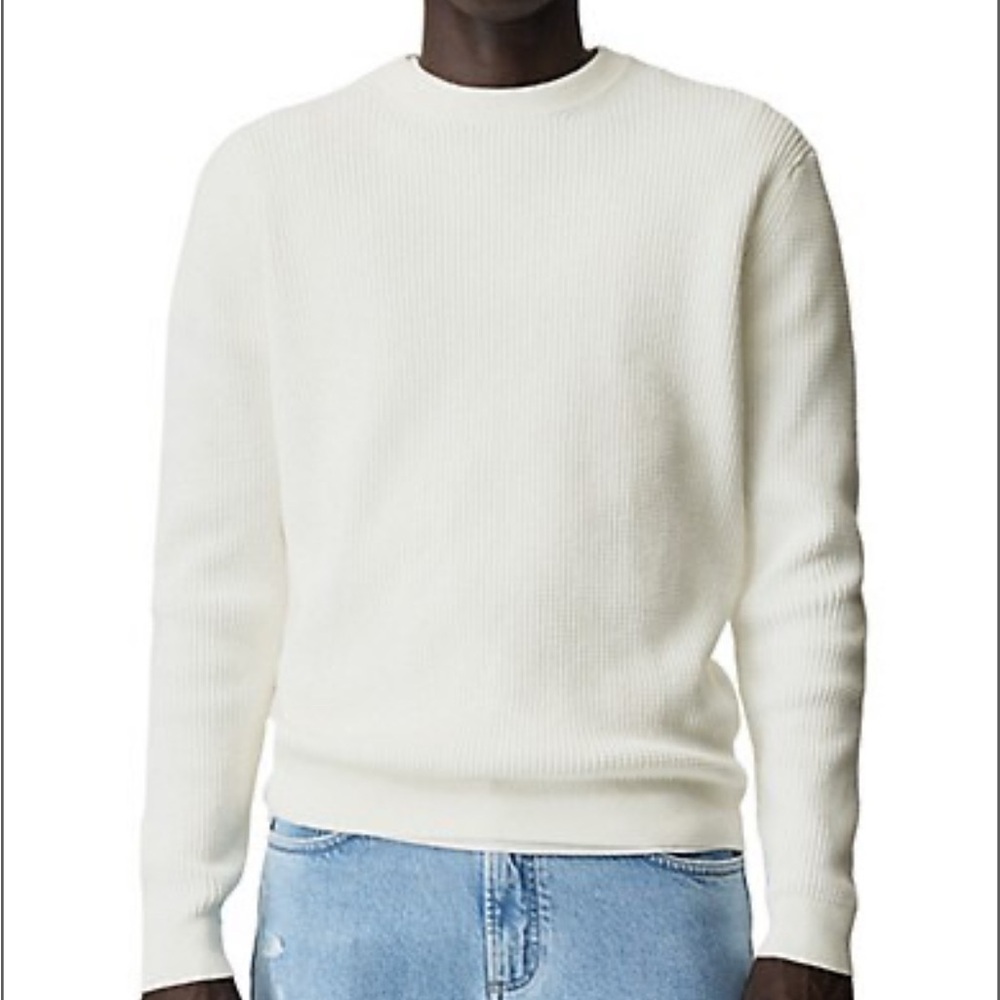 *NWT* Men’s Mango Londra Structured Cotton-Blend Sweater